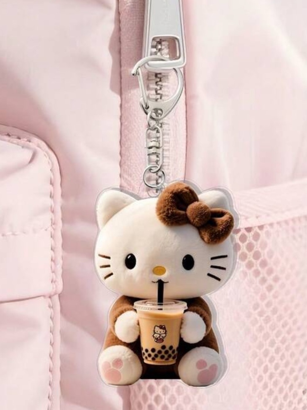 🤎NEW Hello Kitty Bubble Tea Acrylic Keychain/Charm🤎